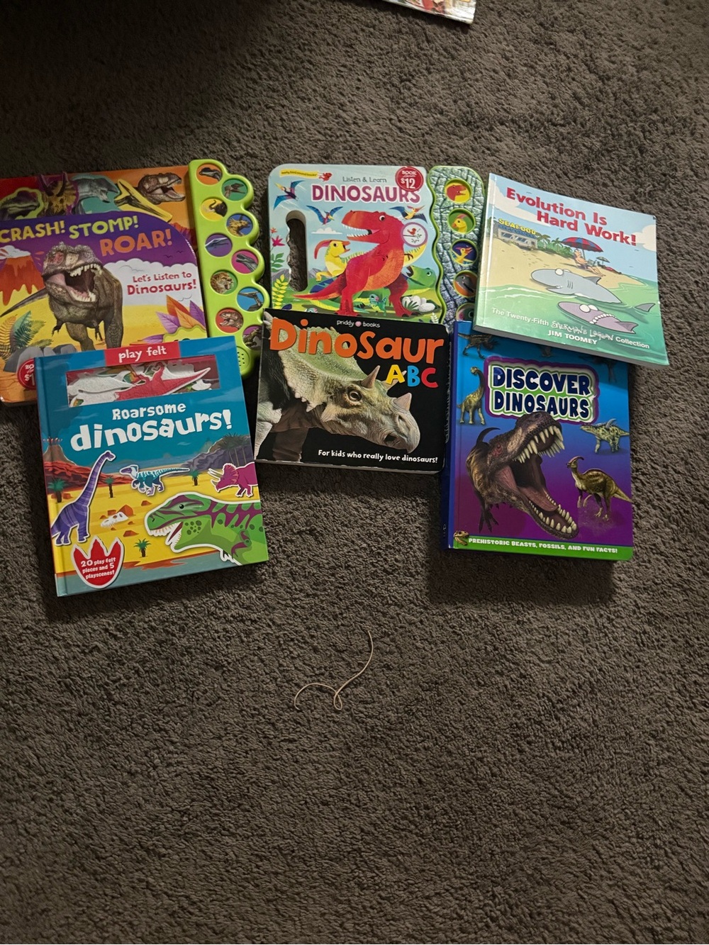 Dinosaur Board Books Collection - Colorful Kids Toys Set